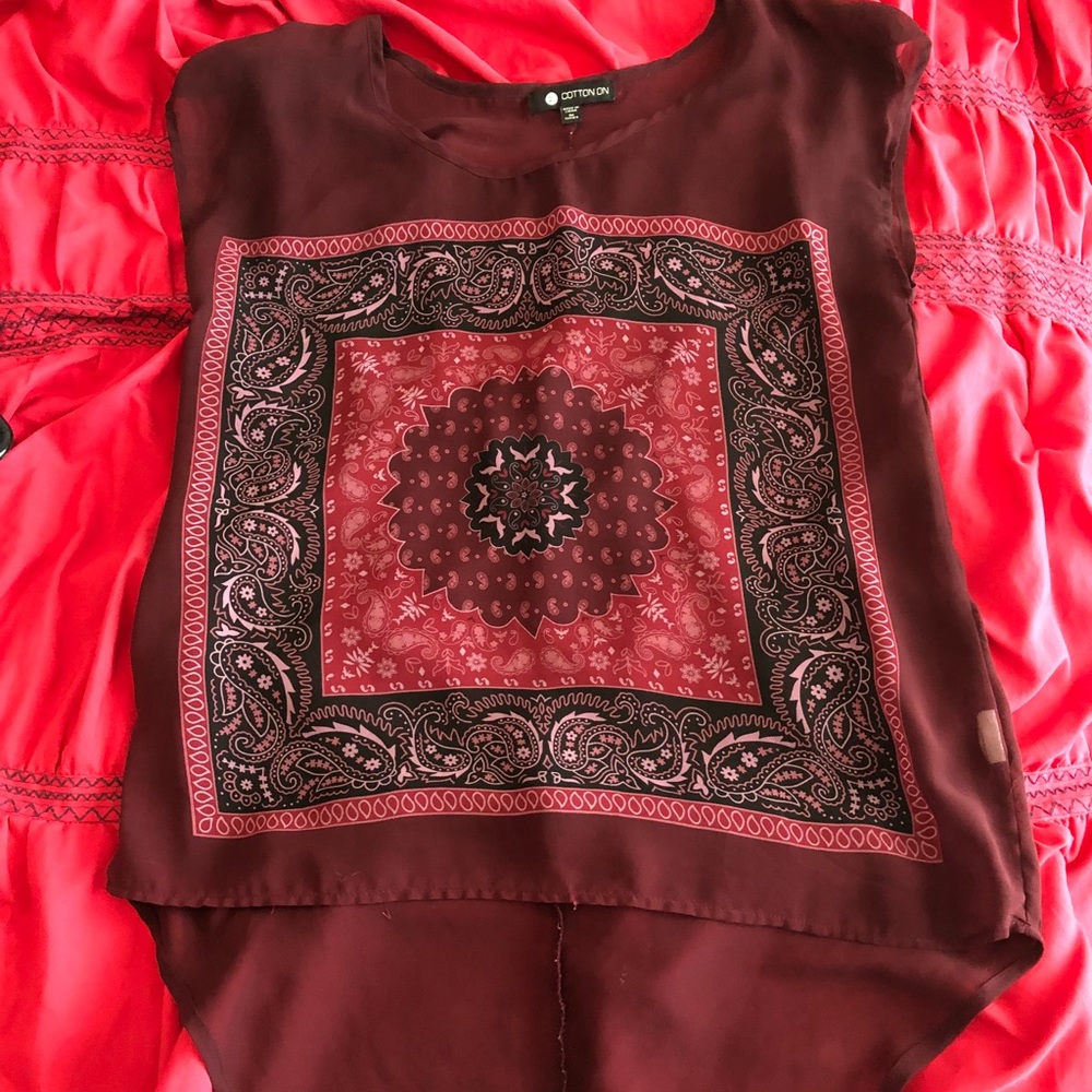 High low blouse